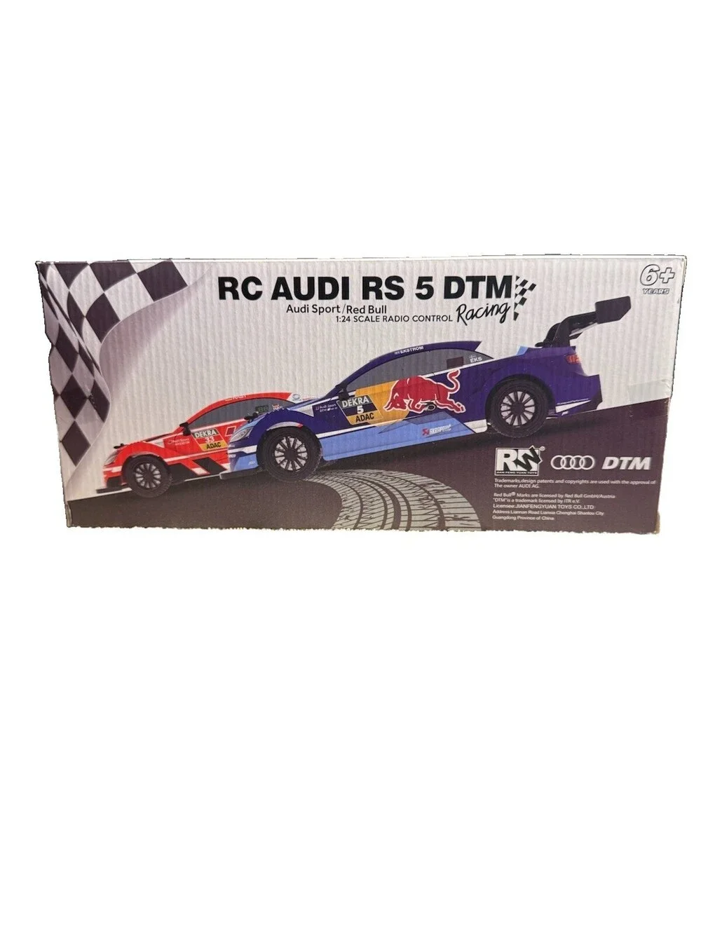 Audi Sport Red Bull RS 5 DTM 1:24 RC Car Racing Licensed NIB 2.4GHz